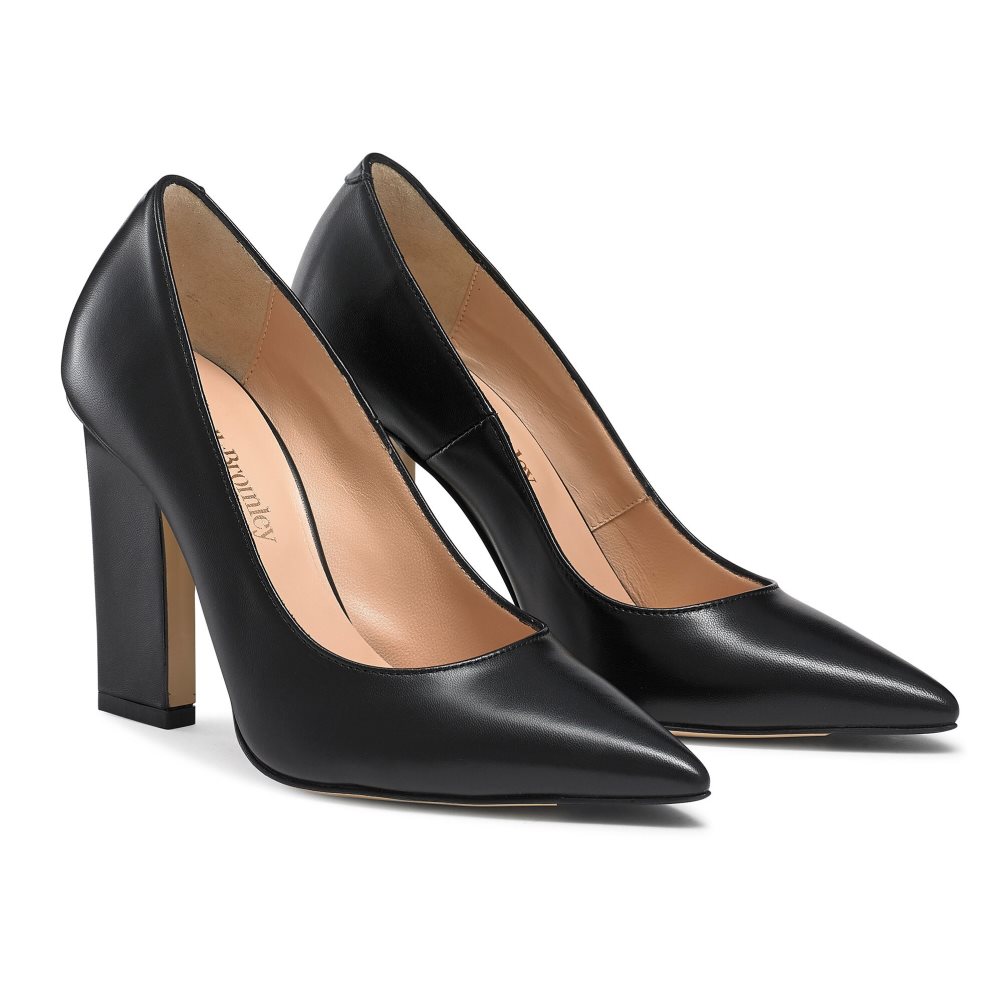 Russell And Bromley 100point Blade Court Høye Hæler Dame Svarte | 275XGMLO