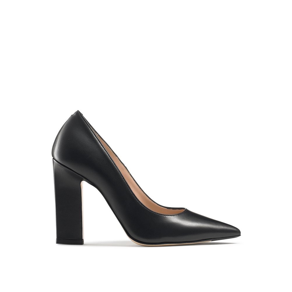 Russell And Bromley 100point Blade Court Høye Hæler Dame Svarte | 275XGMLO