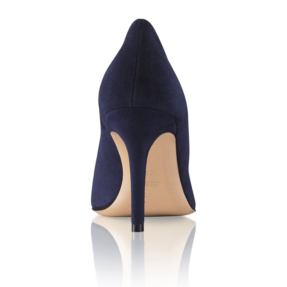 Russell And Bromley 85mm Stiletto Høye Hæler Dame Marineblå | 801GFTRV