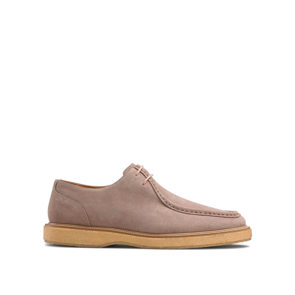 Russell And Bromley Algonquin Crepe Sole Trappeur Derby Sko Herre Rosa | 180HXBUN