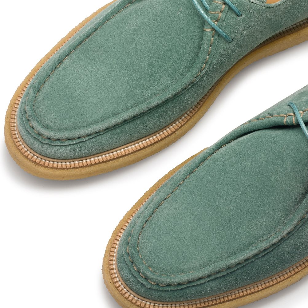 Russell And Bromley Algonquin Crepe Sole Trappeur Derby Sko Herre Grønn | 708IJCVU