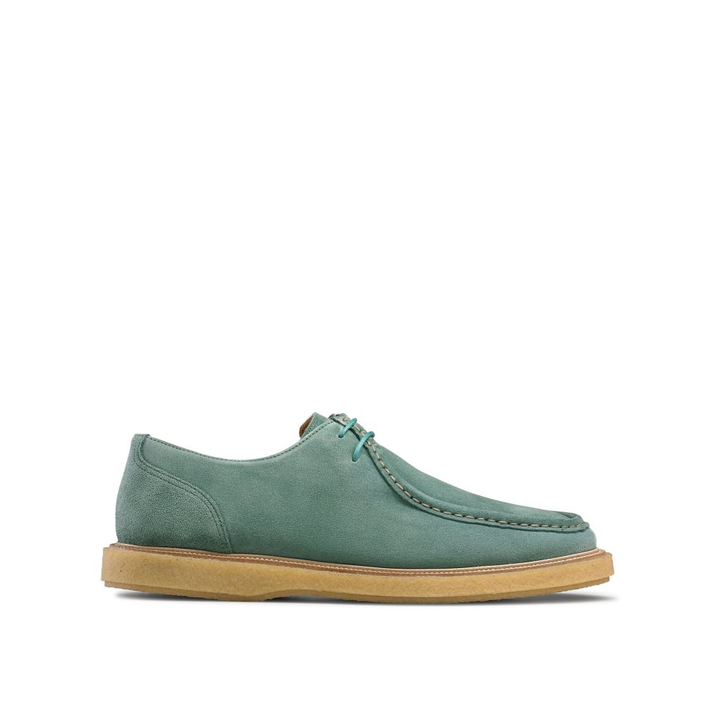 Russell And Bromley Algonquin Crepe Sole Trappeur Derby Sko Herre Grønn | 708IJCVU