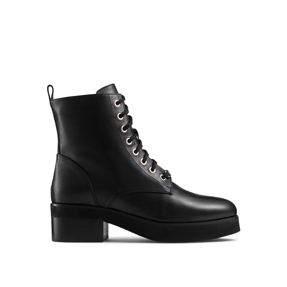 Russell And Bromley Atom Blonder-up Ankelstøvletter Dame Svarte | 824SBVXK