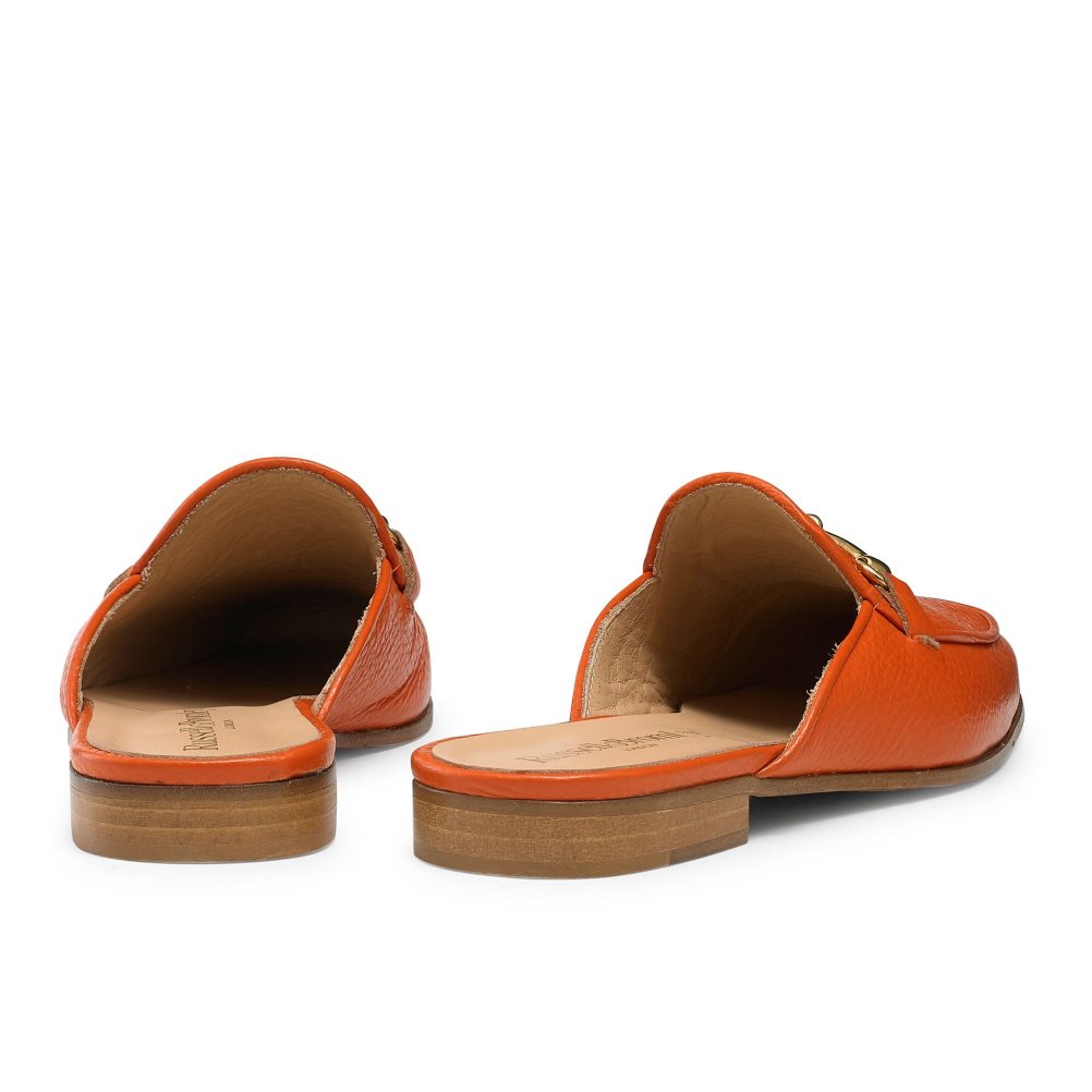 Russell And Bromley Backless Loafers Dame Oransje | 439VQAIT