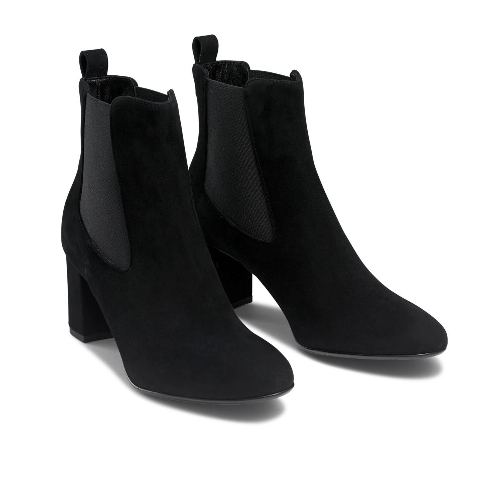 Russell And Bromley Beetle Block Heel Chelsea Støvler Dame Svarte | 150CVYRO