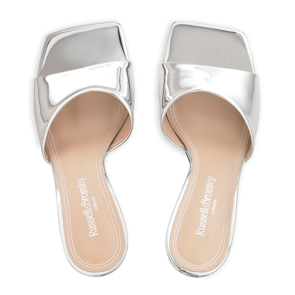 Russell And Bromley Bellini Wedge Dame Sølv | 206RBXVW