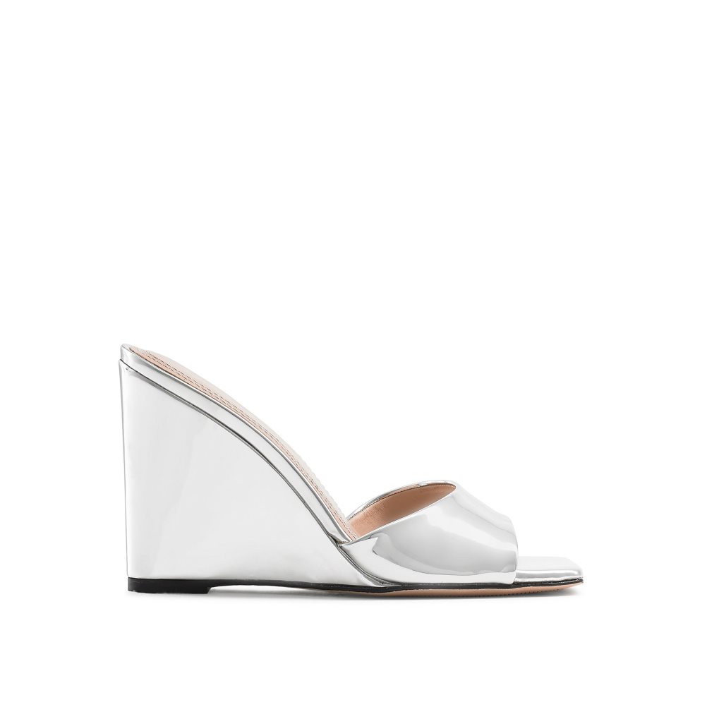 Russell And Bromley Bellini Wedge Dame Sølv | 206RBXVW