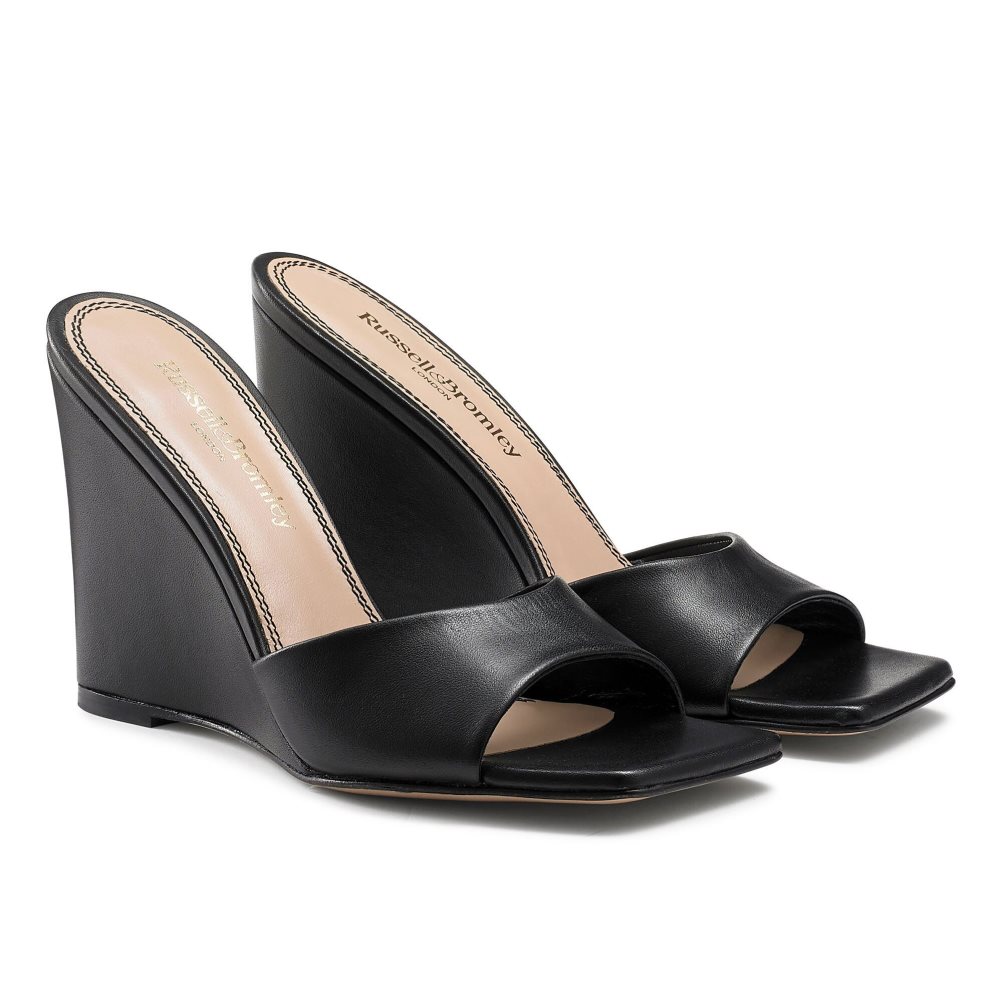 Russell And Bromley Bellini Wedge Dame Svarte | 860QJINC