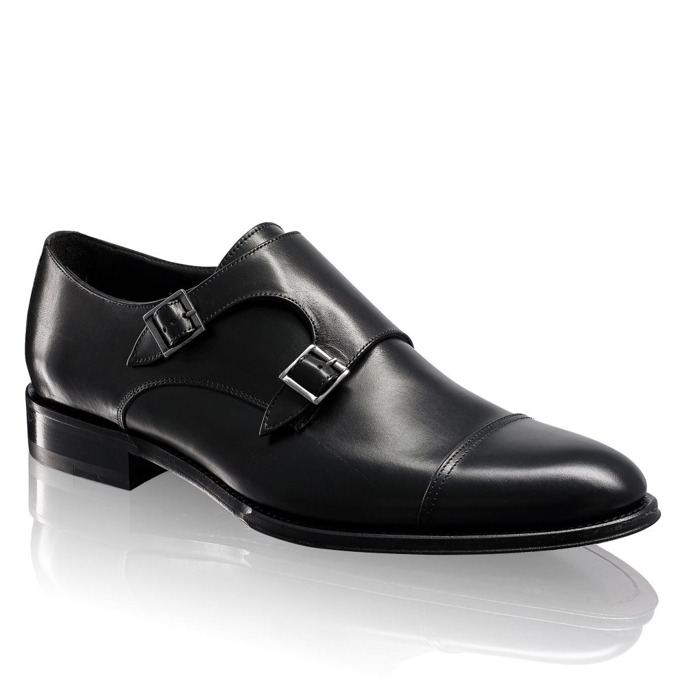 Russell And Bromley Birch Double Spenne Monk Kjoler Sko Herre Svarte | 810BPRYQ