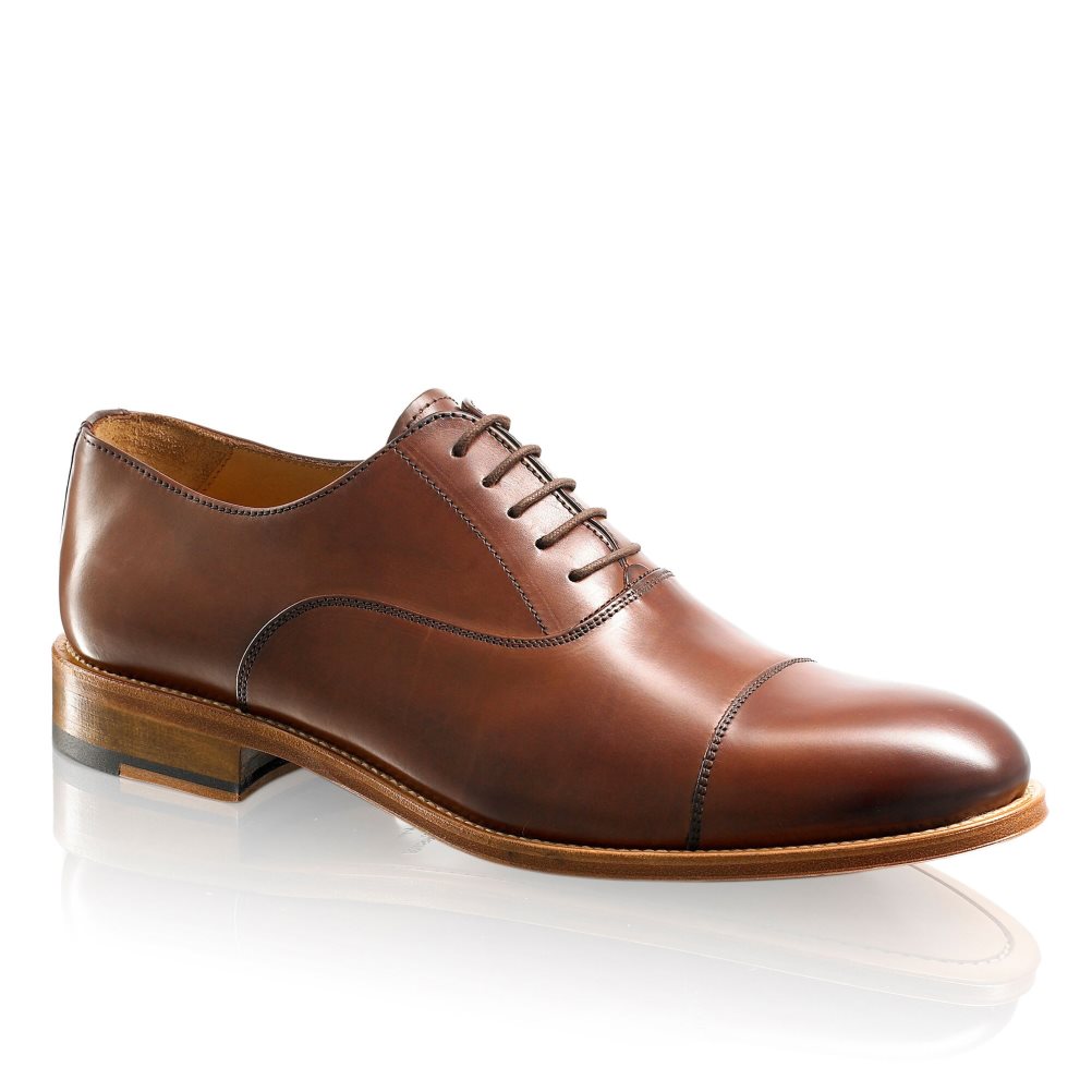 Russell And Bromley Boris Blonder-up Oxford Kjoler Sko Herre Brune | 815VHKGZ