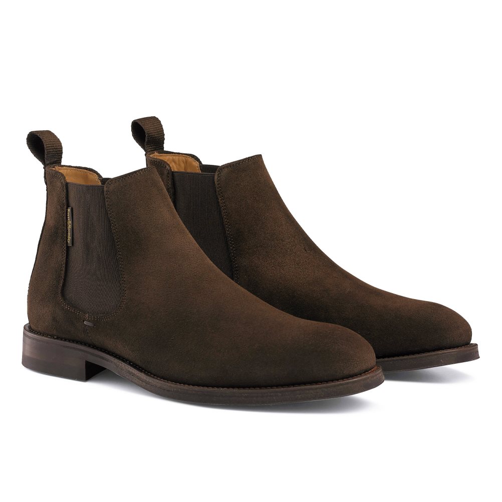 Russell And Bromley Burlington Chelsea Støvler Herre Mørke Brune | 836RGNWU