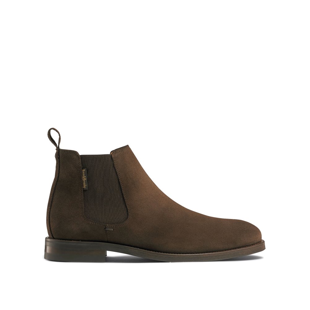 Russell And Bromley Burlington Chelsea Støvler Herre Mørke Brune | 836RGNWU