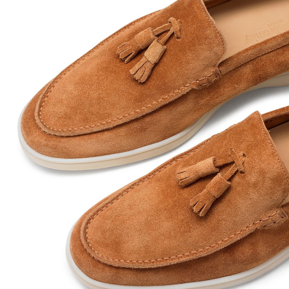 Russell And Bromley Cambria Tassel Loafers Herre Brune | 178GHKNC