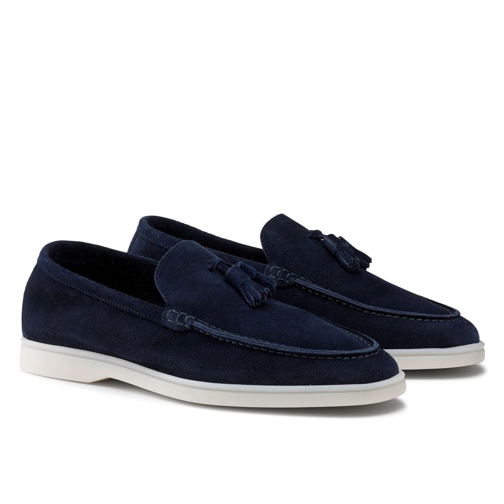 Russell And Bromley Cambria Tassel Loafers Herre Marineblå | 346CEVLX