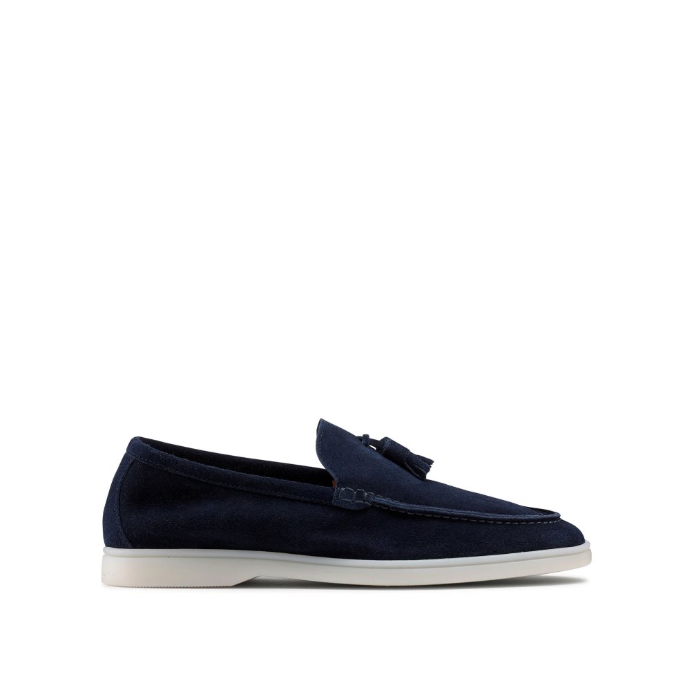 Russell And Bromley Cambria Tassel Loafers Herre Marineblå | 346CEVLX