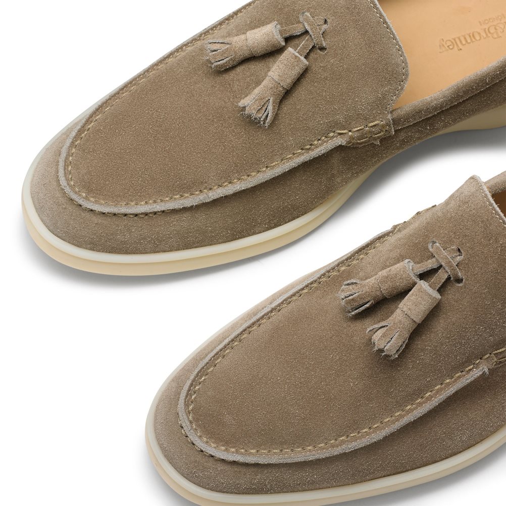 Russell And Bromley Cambria Tassel Loafers Herre Brune | 487WXGNB