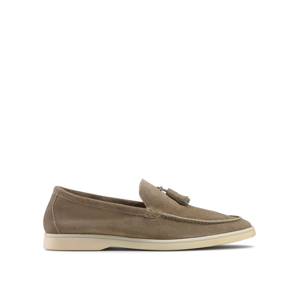 Russell And Bromley Cambria Tassel Loafers Herre Brune | 487WXGNB