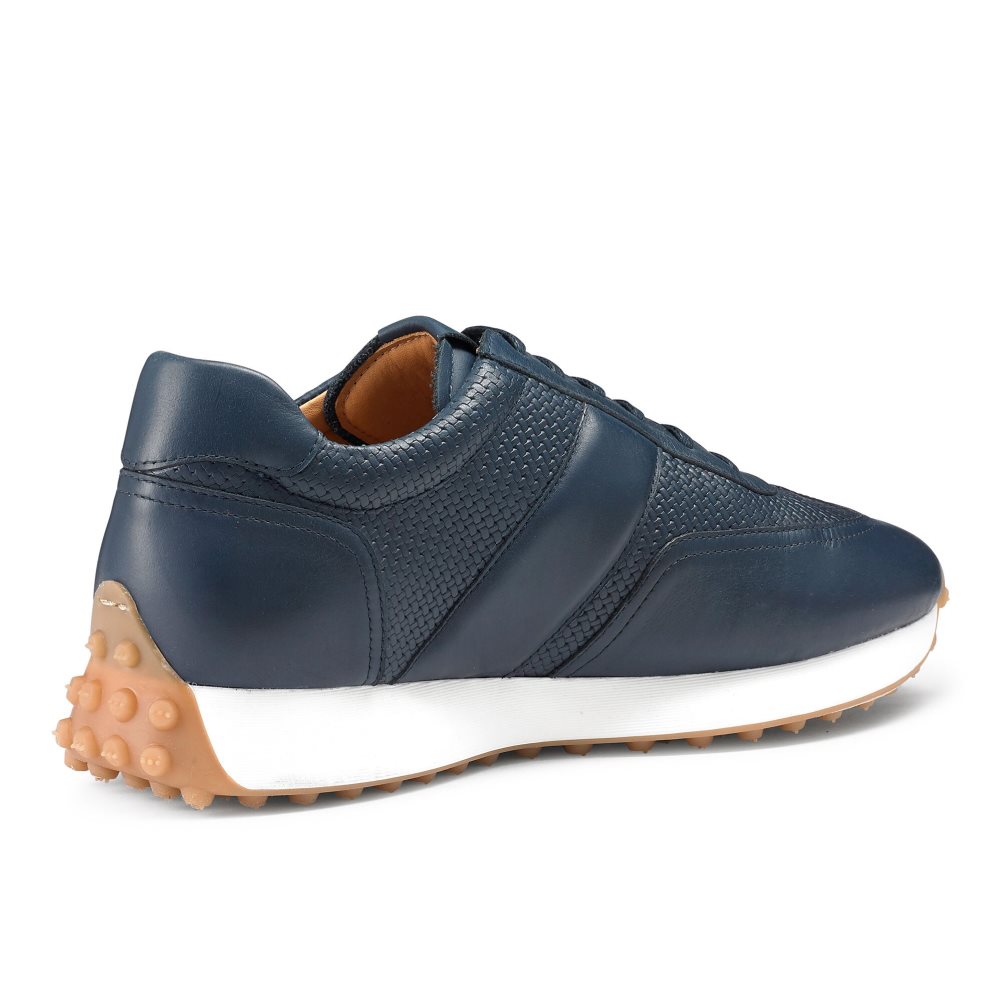 Russell And Bromley Candidate Oxford Blonder Runner Joggesko Herre Marineblå | 178VZKUE