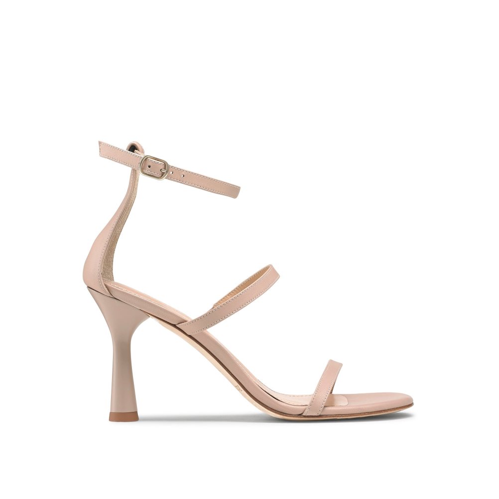 Russell And Bromley Chopsticks Triple Reima Sandaler med Hæl Dame Rosa | 563DJSEW