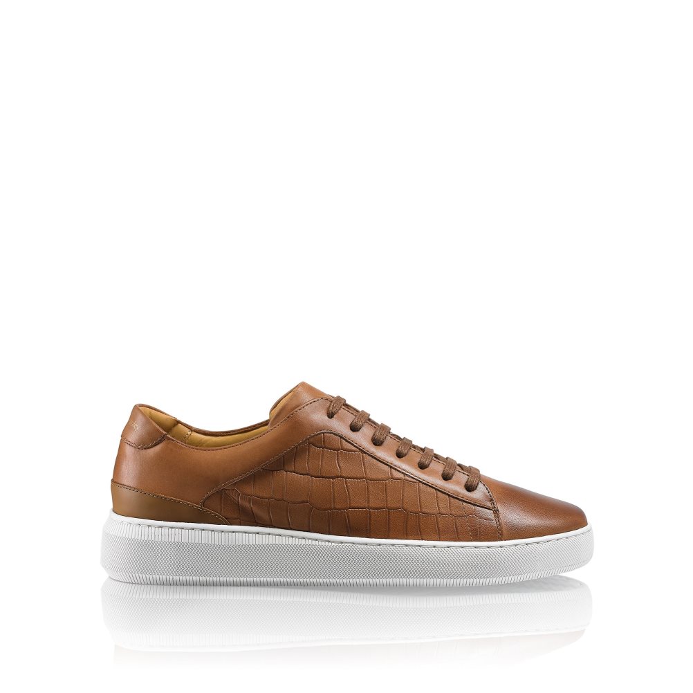 Russell And Bromley Clear Run Blonder-up Joggesko Herre Brune | 483VUAHB