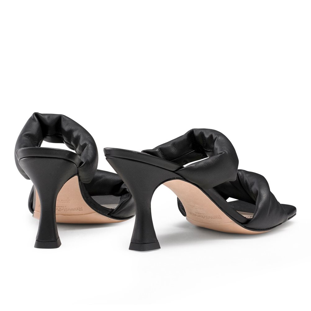 Russell And Bromley Cocktail Puff Reima Mules Sko Dame Svarte | 681EQTVH