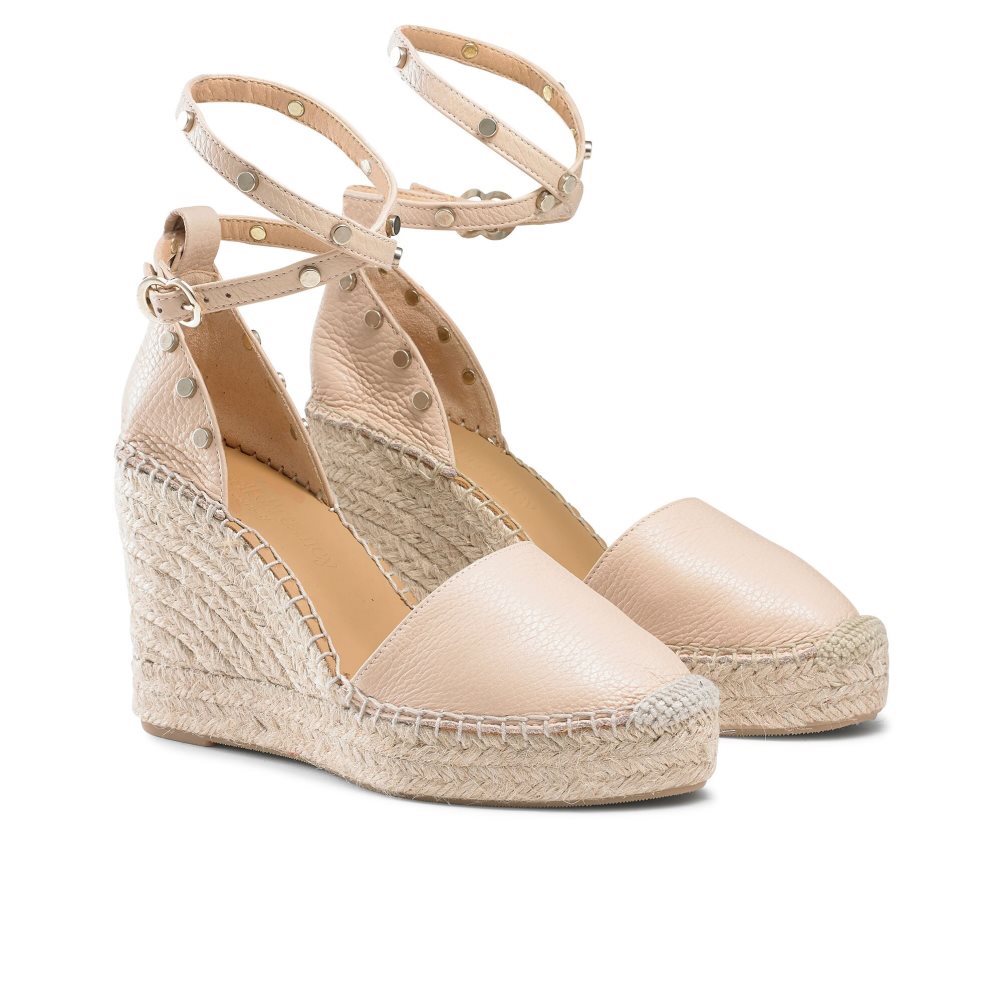 Russell And Bromley Coinwraphi Espadrille Wedge Dame Rosa | 751PGUTW