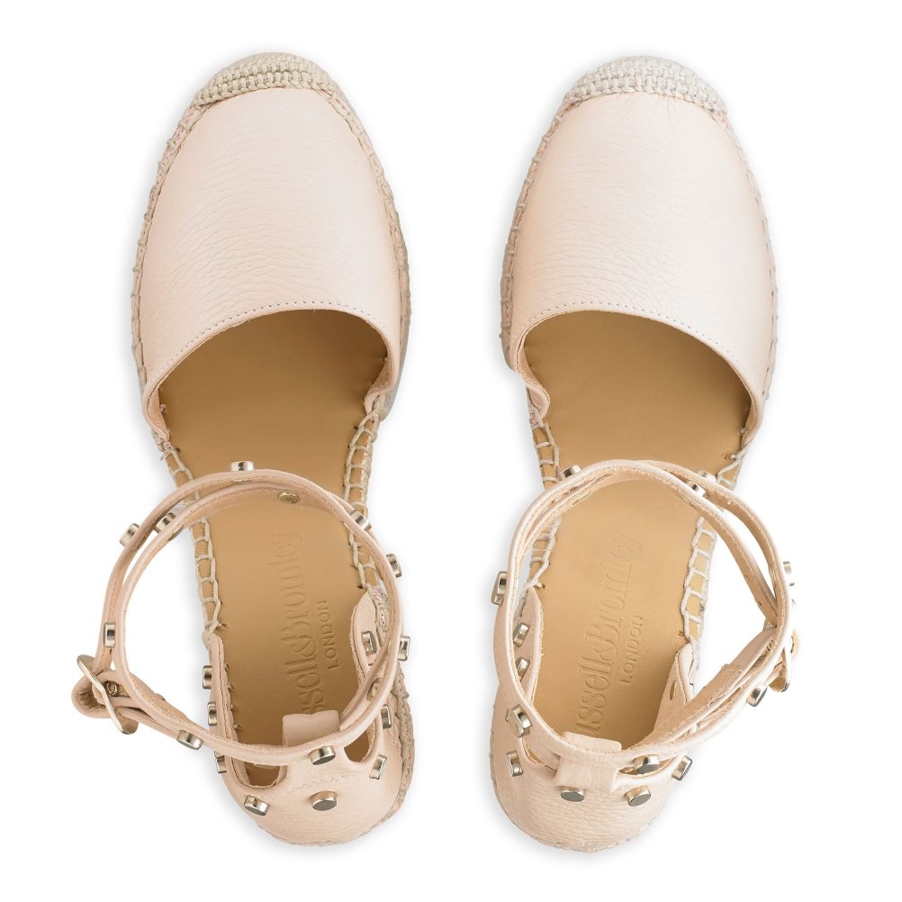 Russell And Bromley Coinwraphi Espadrille Wedge Dame Rosa | 751PGUTW