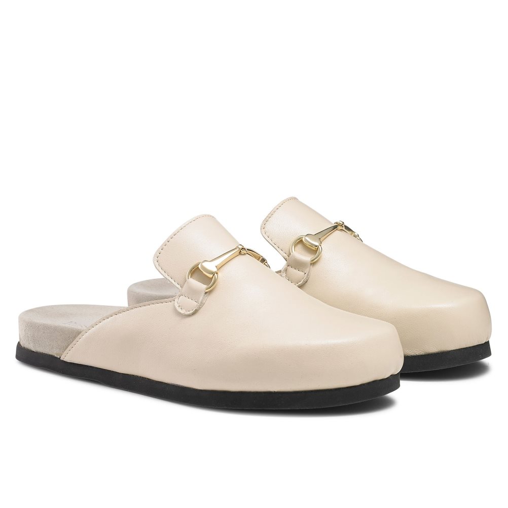 Russell And Bromley Dellacasa Snaffle Loafers Dame Beige | 832HBEOR