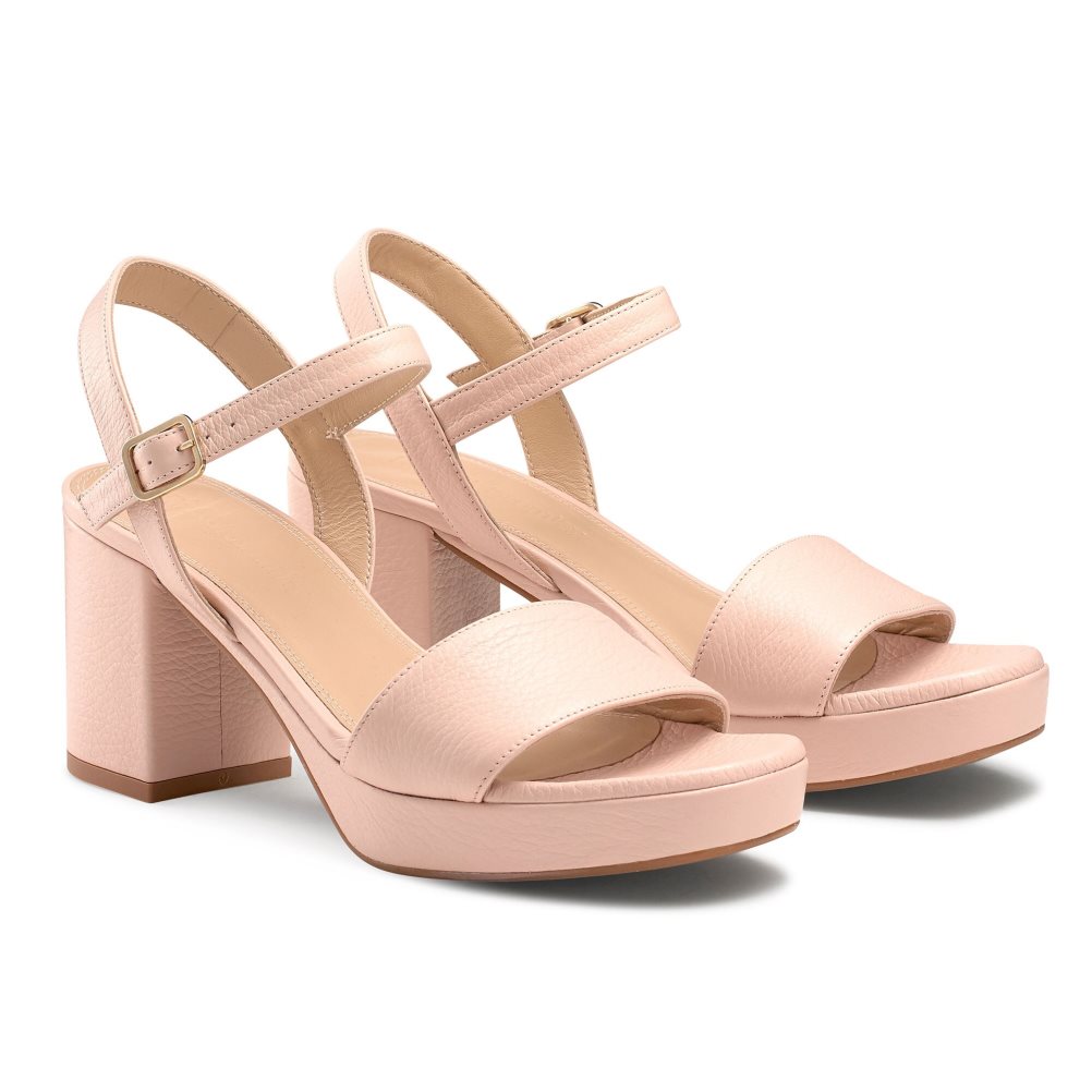 Russell And Bromley Discoqueen Platform Sandaler med Hæl Dame Rosa | 420RGQLC