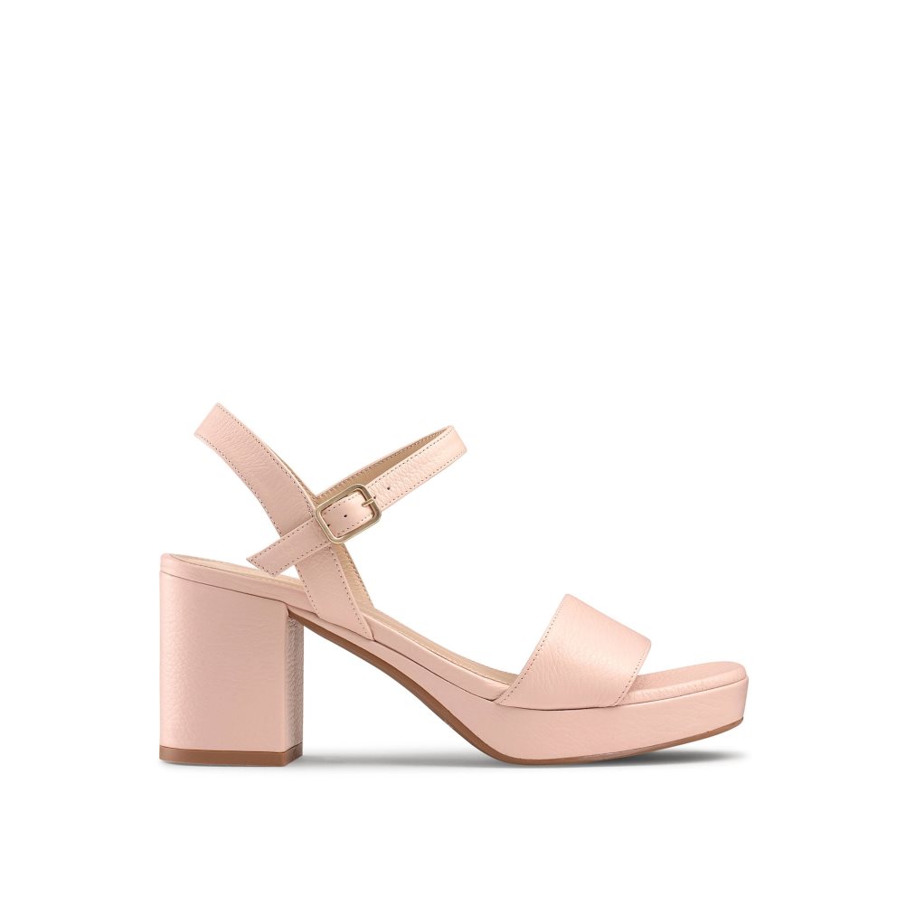 Russell And Bromley Discoqueen Platform Sandaler med Hæl Dame Rosa | 420RGQLC