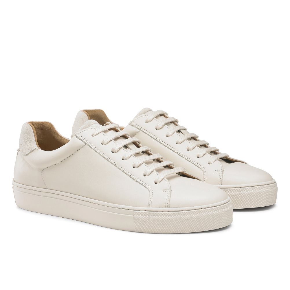 Russell And Bromley Downfield Derby Blonder Up Joggesko Herre Pisket Krem | 450CYBDI