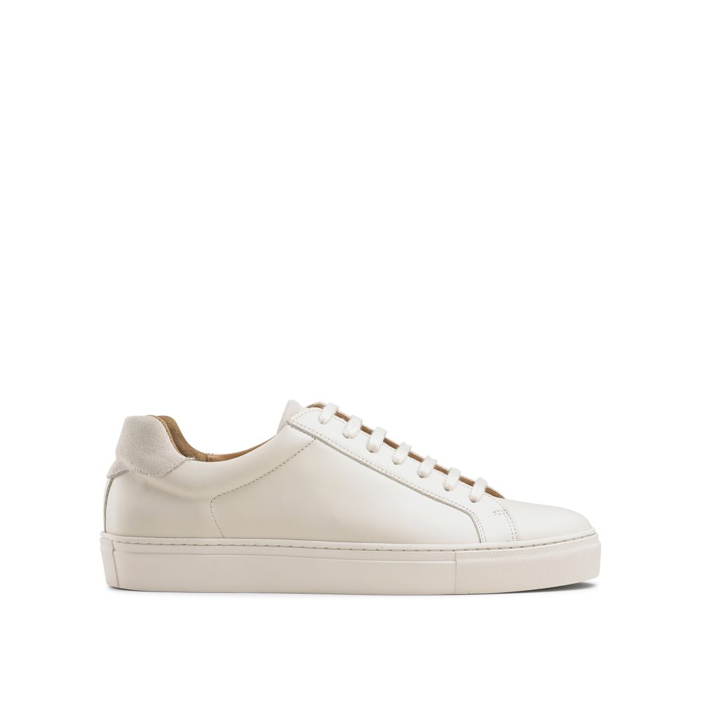 Russell And Bromley Downfield Derby Blonder Up Joggesko Herre Pisket Krem | 450CYBDI