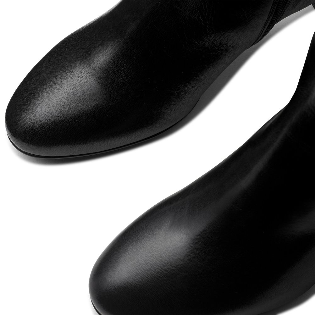 Russell And Bromley Dressage Knehøye Støvletter Dame Svarte | 051GHXRL