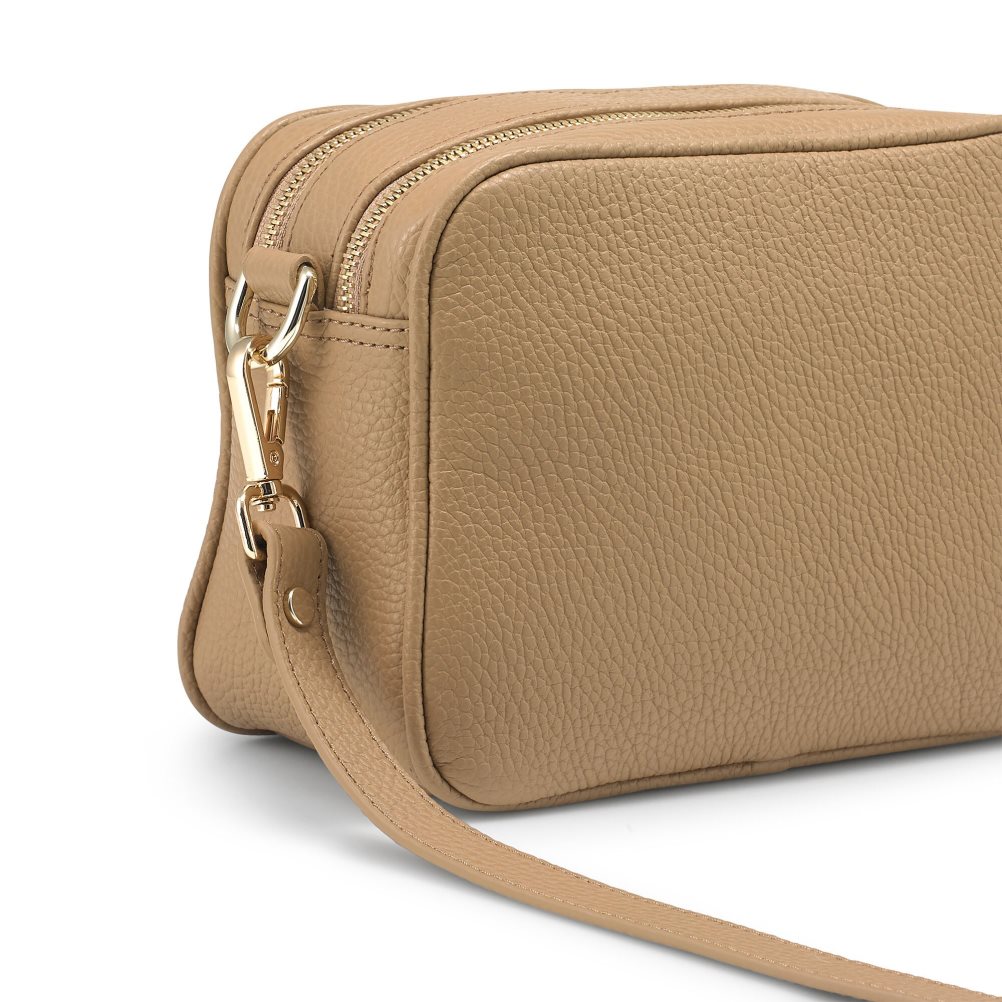 Russell And Bromley Dynamic Triple Zip Camera Crossbody Veske Dame Brune | 514ITMLY