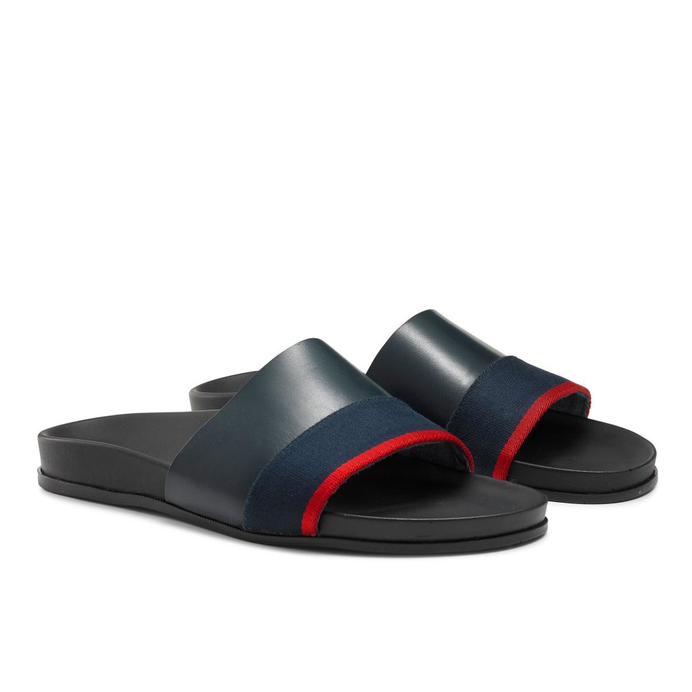 Russell And Bromley Fab Slip Badesandaler Herre Marineblå | 192EIKUB