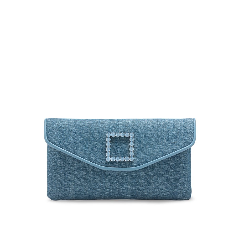 Russell And Bromley Fairytale Envelope Clutch Veske Dame Blå | 093UTPFW