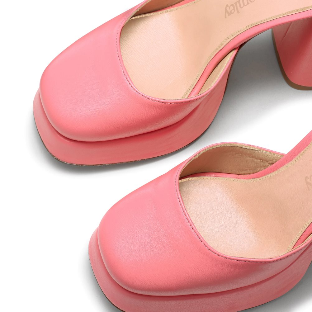 Russell And Bromley Flawless Extreme Platform Sandaler med Hæl Dame Rosa | 719YJVBA