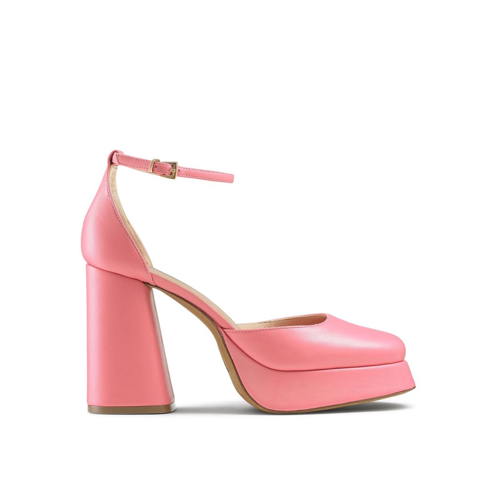 Russell And Bromley Flawless Extreme Platform Sandaler med Hæl Dame Rosa | 719YJVBA