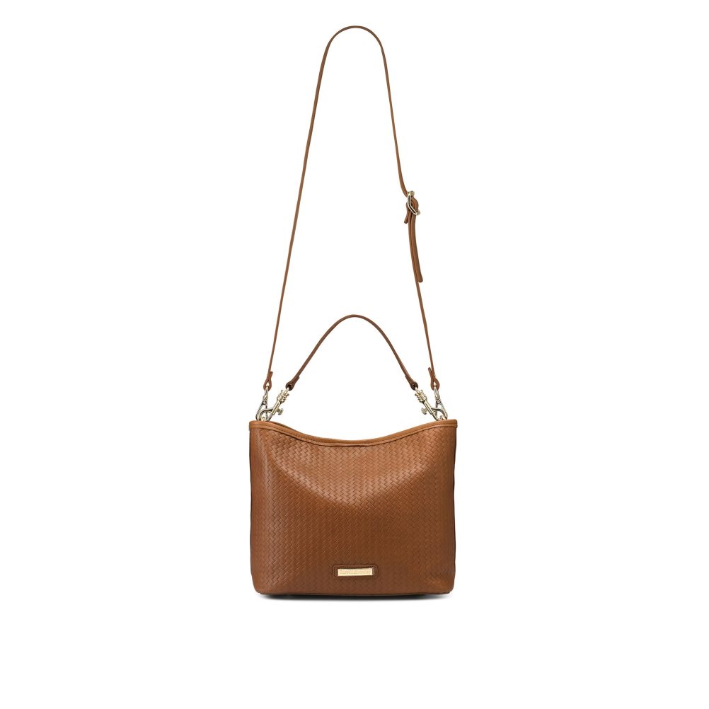 Russell And Bromley Getaway Soft Grab Crossbody Veske Dame Brune | 743KAVBX