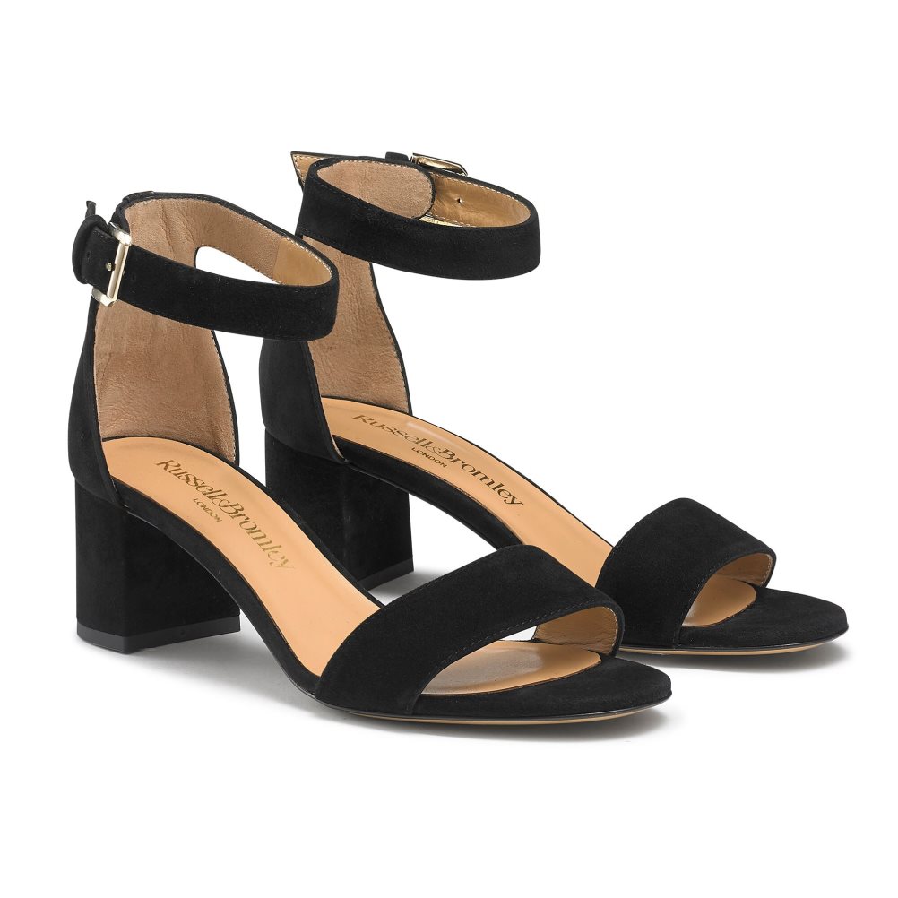 Russell And Bromley Ittakestwo Block Sandaler med Hæl Dame Svarte | 291GMYCH