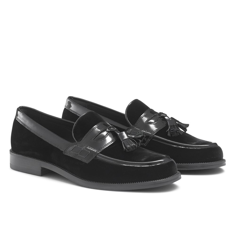 Russell And Bromley Keeble 4 Tassel College Kjoler Sko Herre Svarte | 843JKZCU