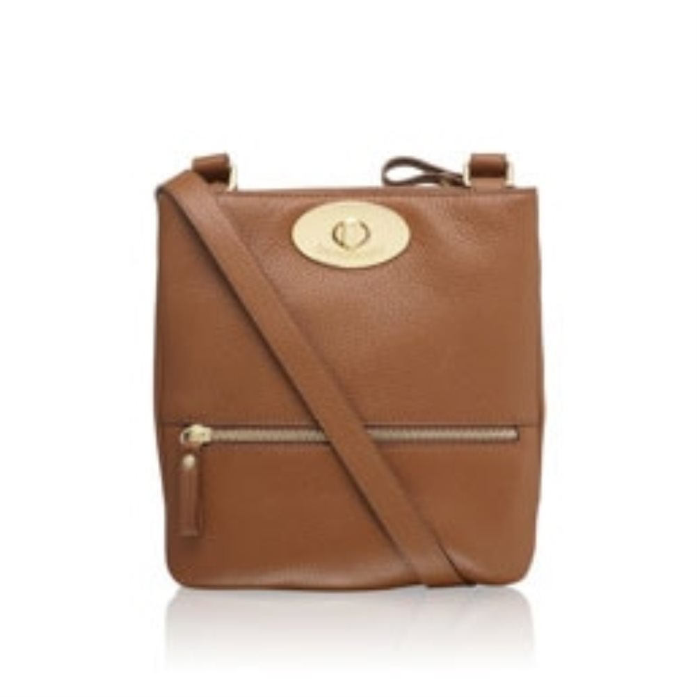 Russell And Bromley Lincoln Turnlock Crossbody Veske Dame Brune | 561CSLQX