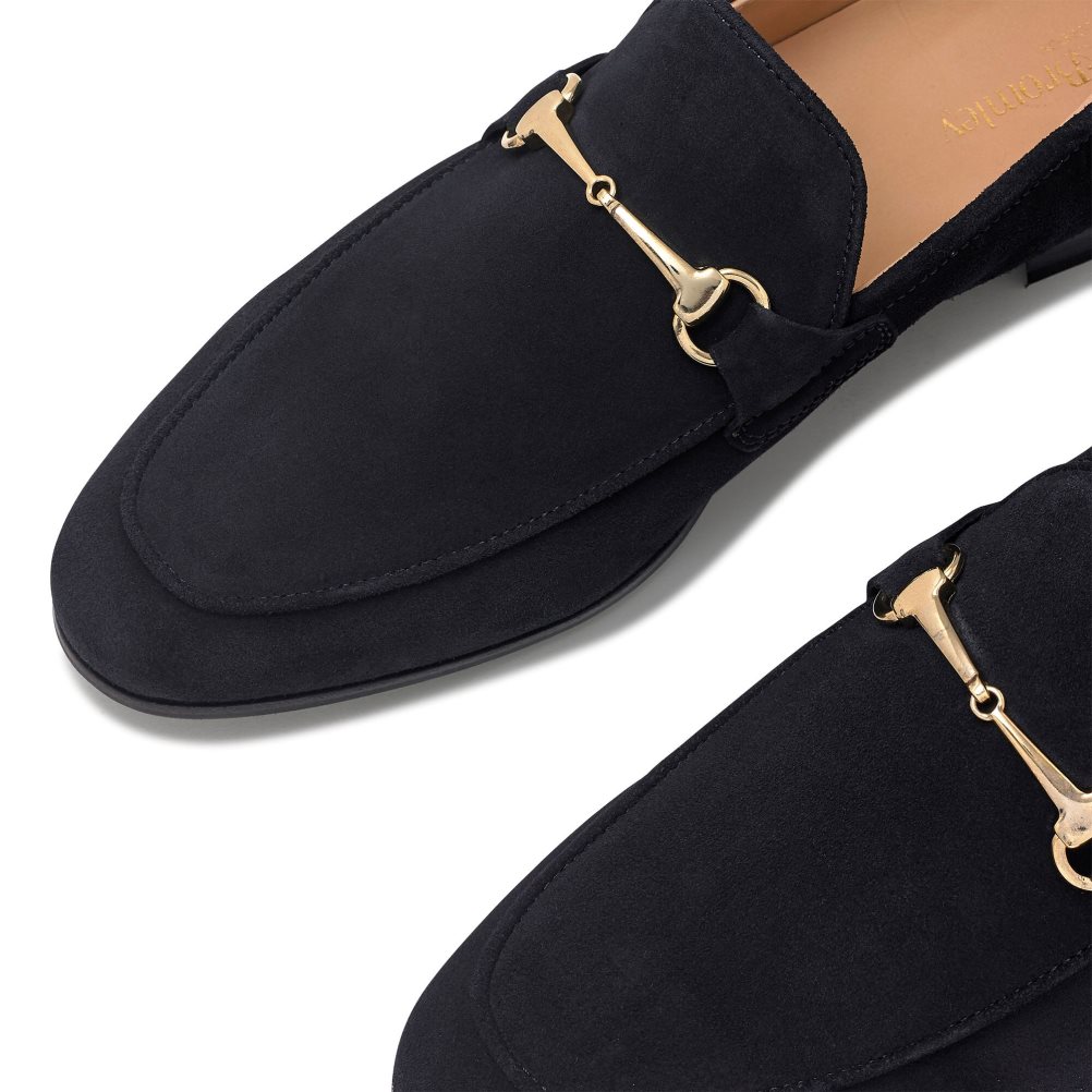 Russell And Bromley Loafer M Snaffle Kjoler Sko Herre Marineblå | 281BUHQV