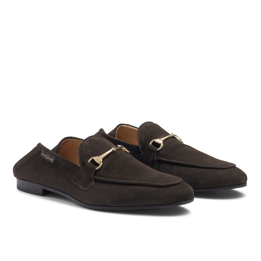 Russell And Bromley Loafer M Snaffle Kjoler Sko Herre Sjokolade | 284JGCLK