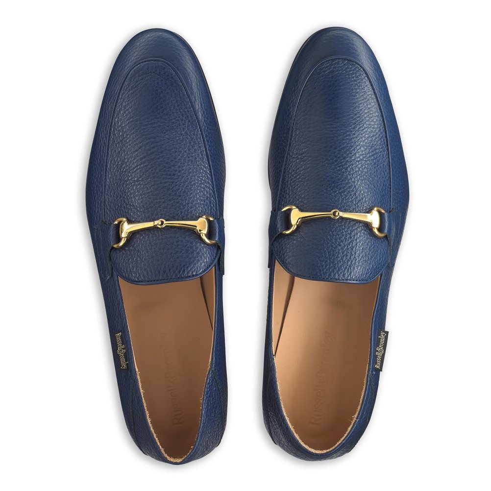 Russell And Bromley Loafer M Snaffle Kjoler Sko Herre Marineblå | 325GDJXC