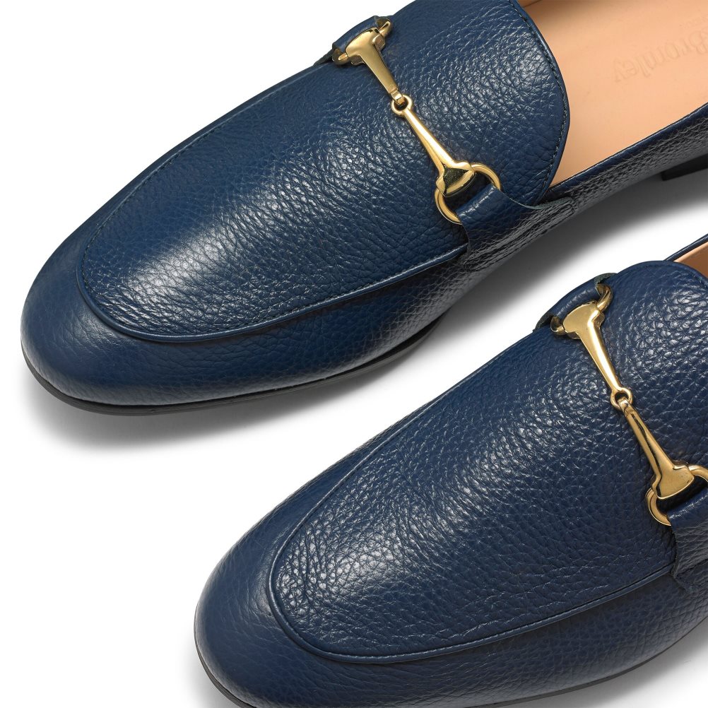 Russell And Bromley Loafer M Snaffle Kjoler Sko Herre Marineblå | 325GDJXC