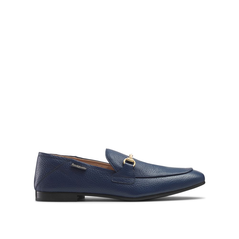 Russell And Bromley Loafer M Snaffle Kjoler Sko Herre Marineblå | 325GDJXC