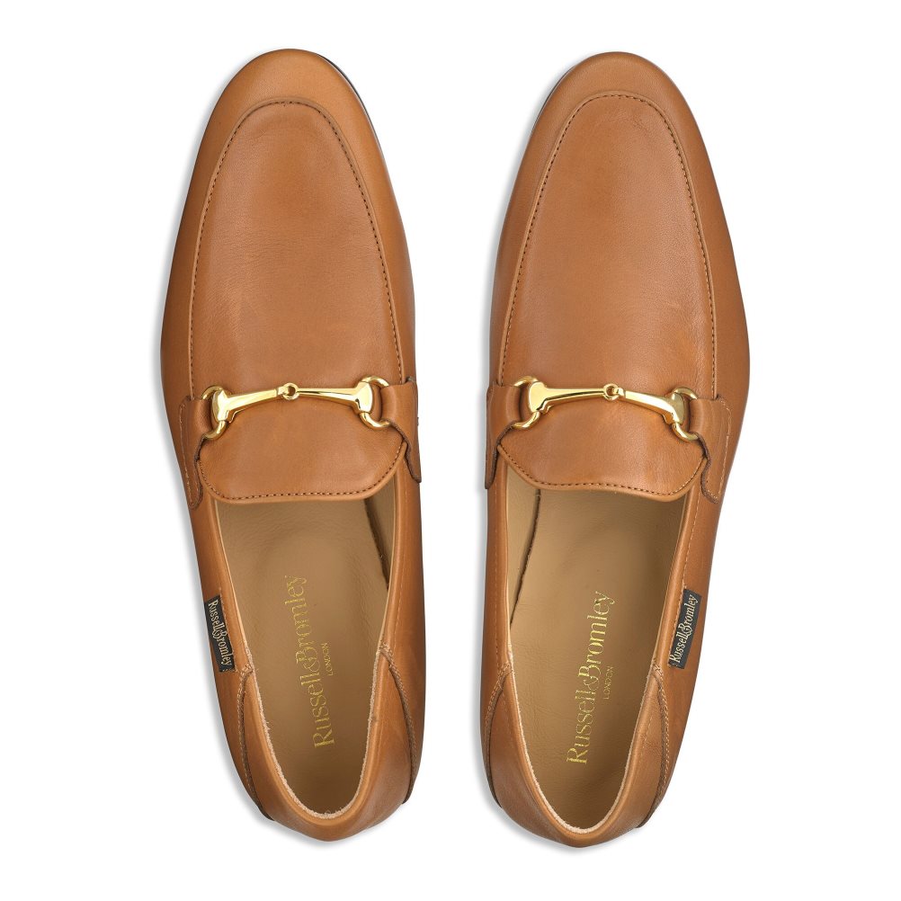 Russell And Bromley Loafer M Snaffle Kjoler Sko Herre Brune | 396MSYOZ