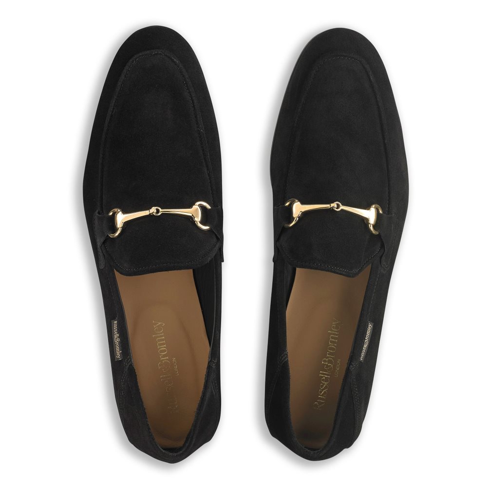 Russell And Bromley Loafer M Snaffle Kjoler Sko Herre Svarte | 439OSGVP