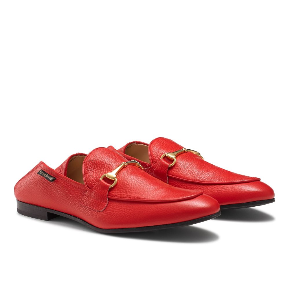 Russell And Bromley Loafer M Snaffle Kjoler Sko Herre Rød | 681DMPQT